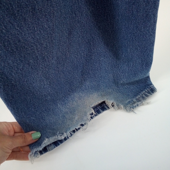 Carhartt Original Dungaree Fit Blue Jeans 100% Cotton 48X30 - Picture 10 of 11